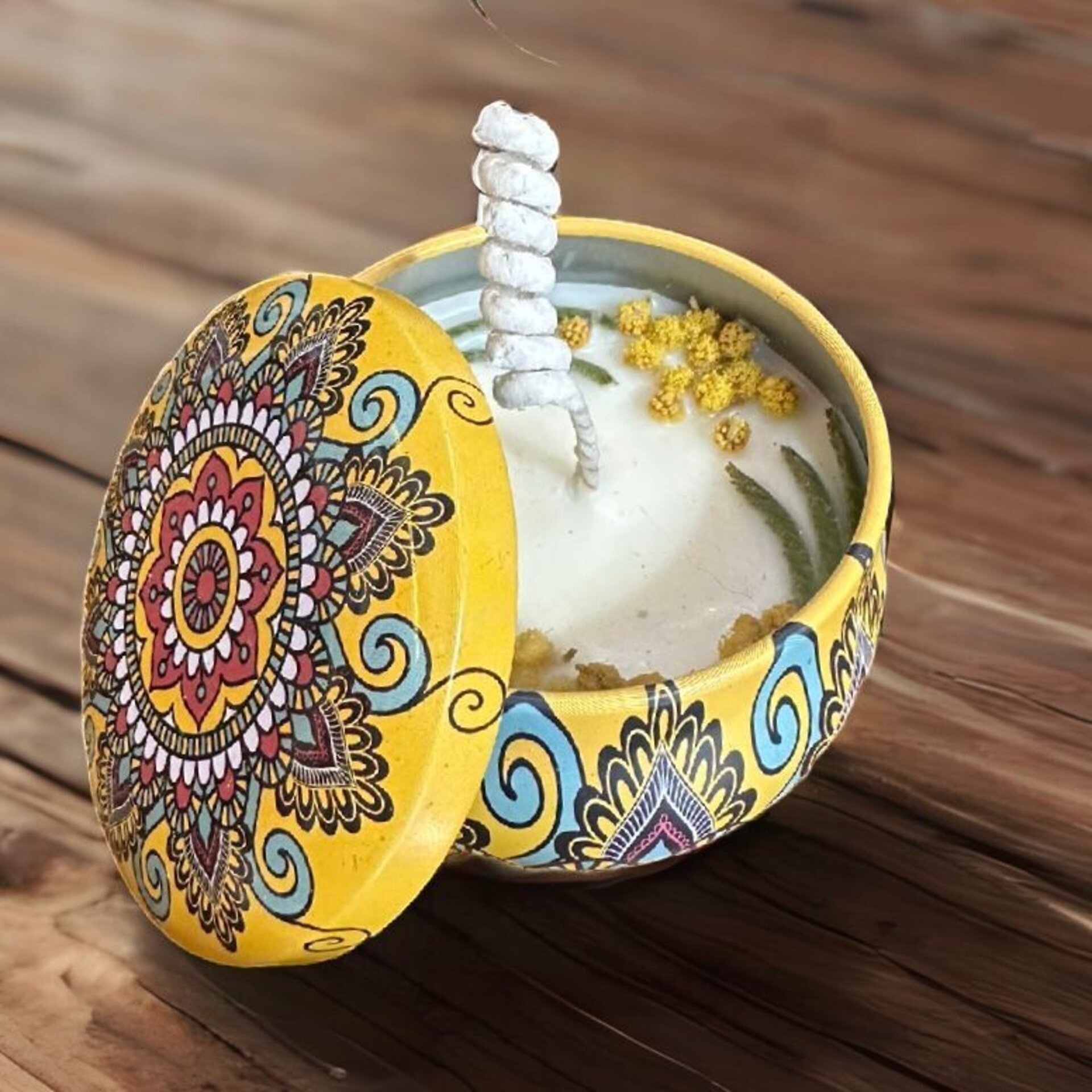 Vela lata mandala S - 5