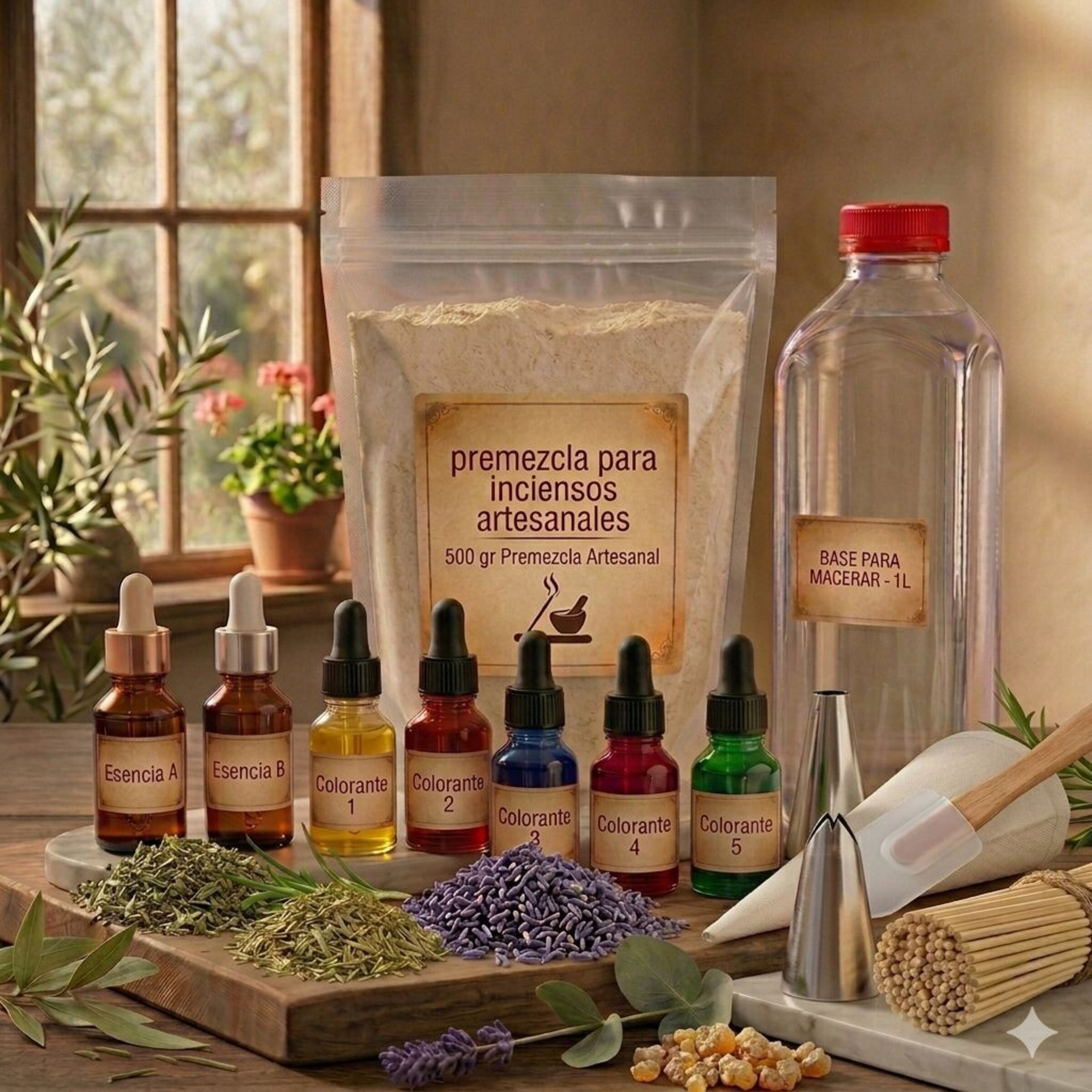 Insumos para hacer tus propios inciensos artesanales