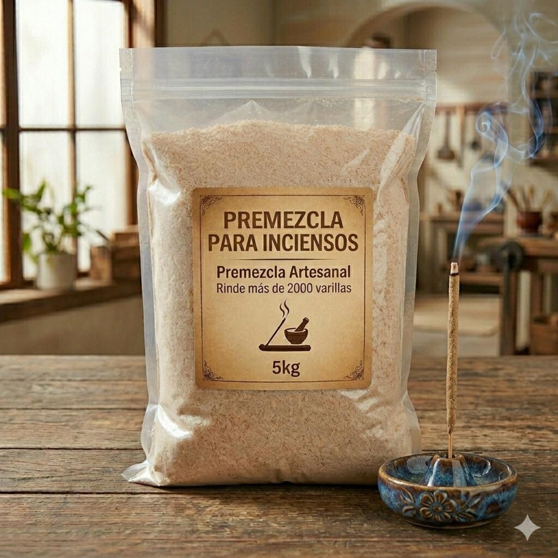 Mezcla para Inciensos Artesanales (5 Kg) – Listo para usar - 1
