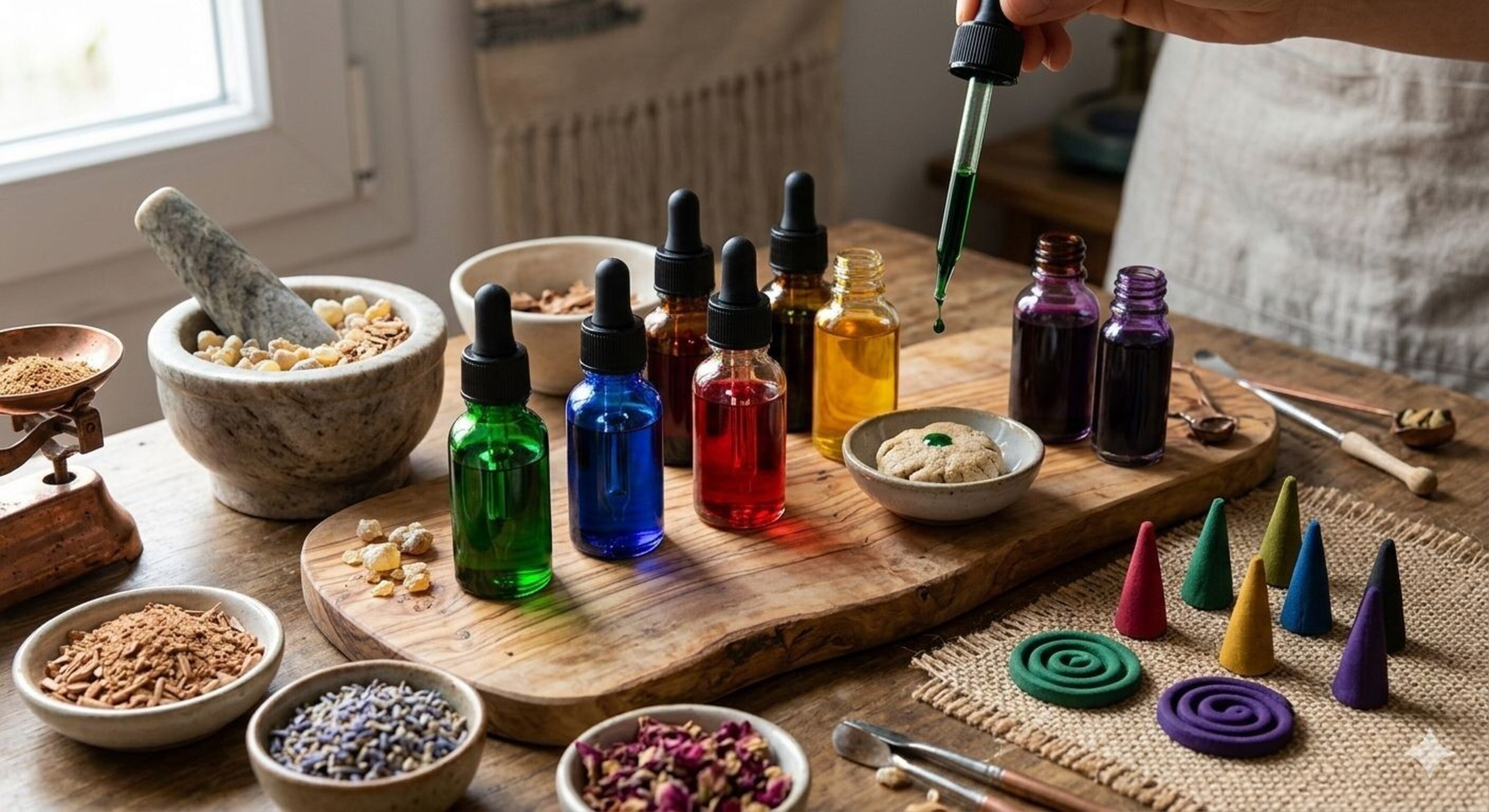 Pigmentos Líquidos Concentrados de Alta Intensidad para Inciensos Artesanales - 1