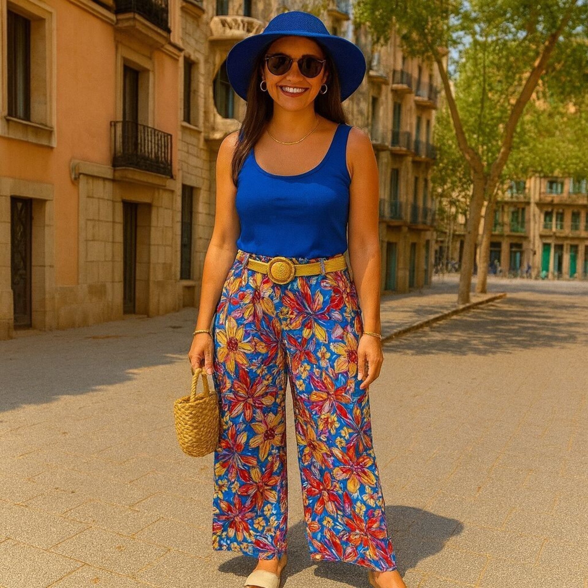 pantalón estampado floral - 2