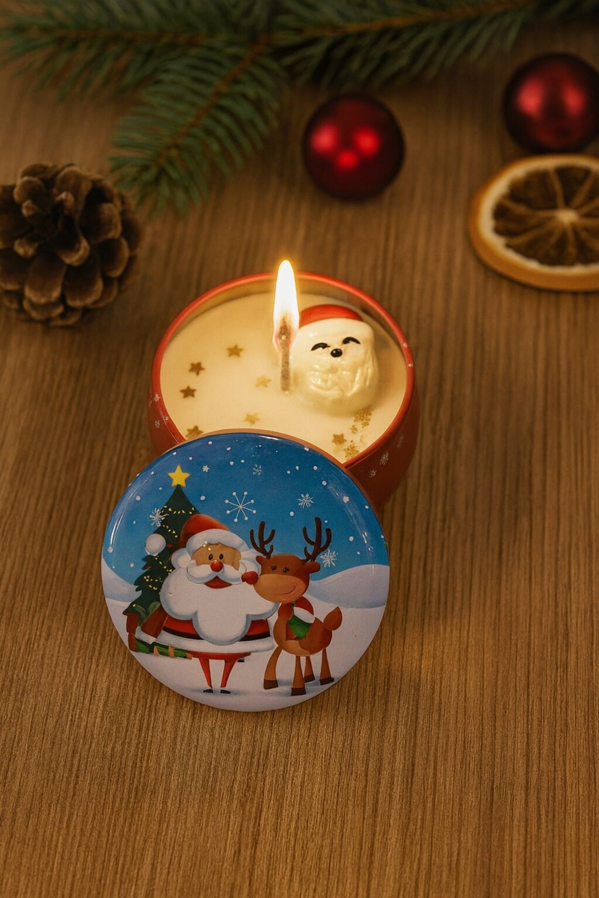 Vela Navideña en Lata - 7