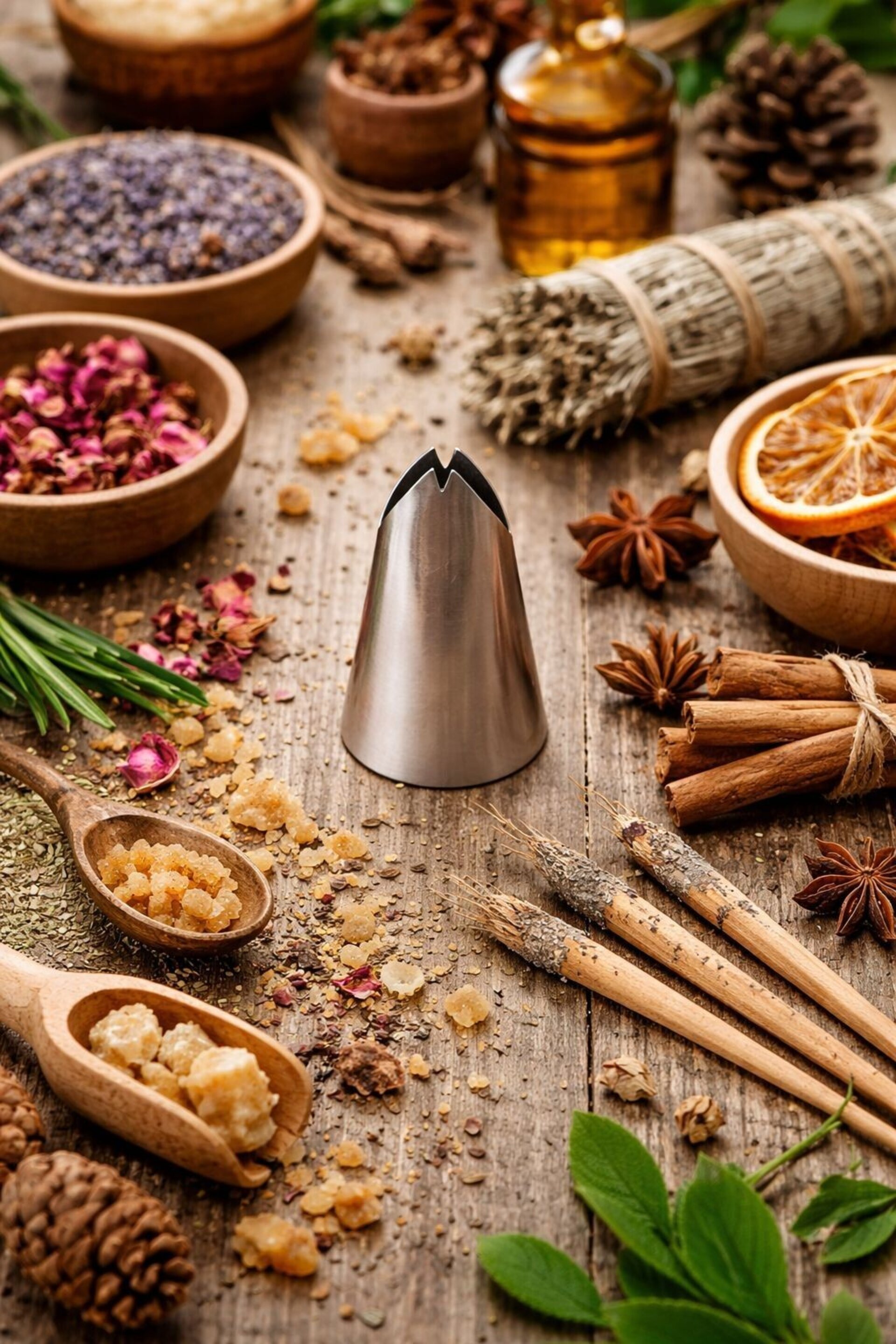 Boquilla "Plumita" para Inciensos Artesanales - 1