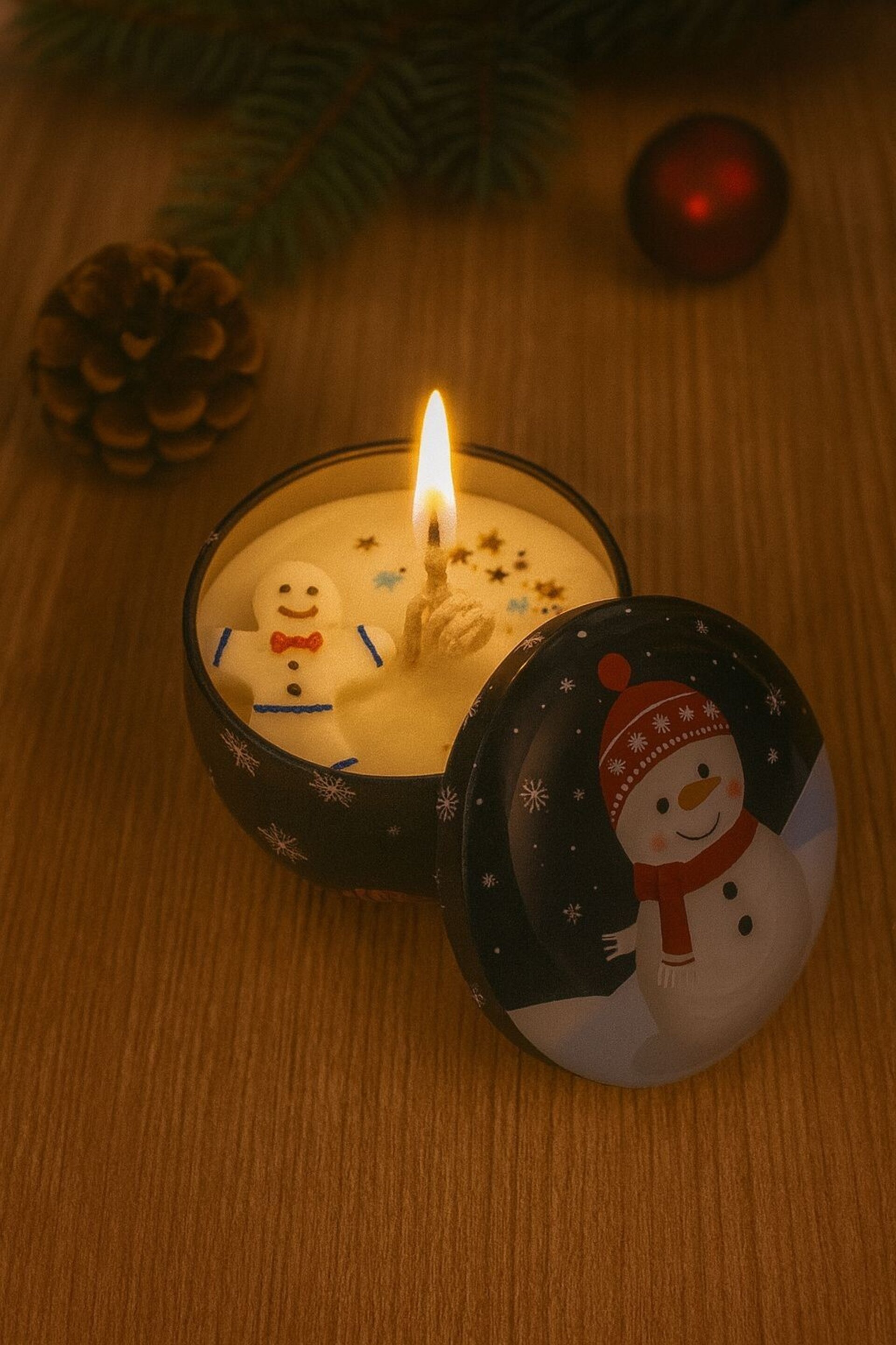 Vela Navideña en Lata - 6