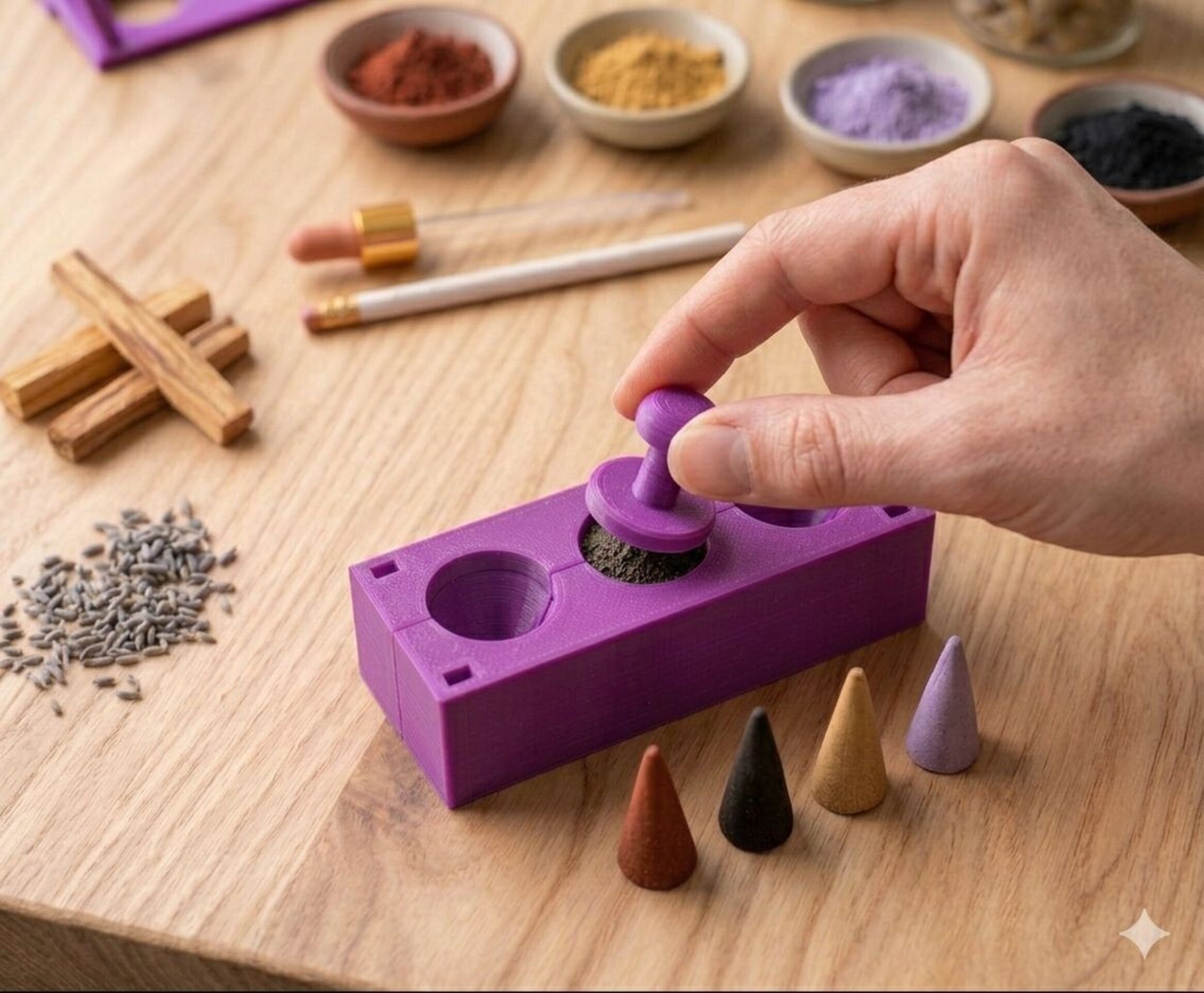 Molde para Conos de Incienso – Impresión 3D - 2